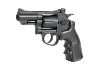 Photo PG1098-02.jpg Révolver airsoft WELL G296A CO2 Full Metal 2,5 pouces noir