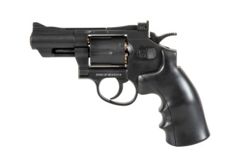 Photo PG1098-05.jpg Révolver airsoft WELL G296A CO2 Full Metal 2,5 pouces noir