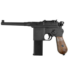 Photo PG1099-02.jpg Pistolet airsoft WELL G196 C96 WWII CO2 Blowback noir