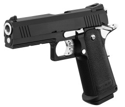 Photo PG1120-04.jpg Réplique GBB hi-capa noir/silver Golden Eagle