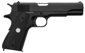 Photo PG1123-06.jpg Réplique GBB 1911 noir grip marron Golden Eagle