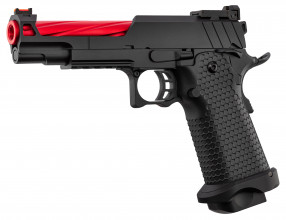 Photo PG1132-04.jpg GBB Hi-Capa 5.1 Black/Red Golden Eagle Replica
