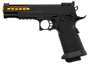 Photo PG1134-01.jpg GBB Hi-Capa 5.1 Black/Gold Golden Eagle Replica