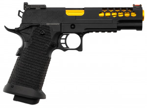Photo PG1134-02.jpg GBB Hi-Capa 5.1 Black/Gold Golden Eagle Replica