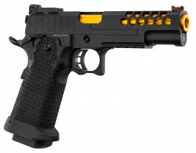 Photo PG1134-03.jpg GBB Hi-Capa 5.1 Black/Gold Golden Eagle Replica