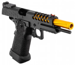 Photo PG1134-07.jpg GBB Hi-Capa 5.1 Black/Gold Golden Eagle Replica