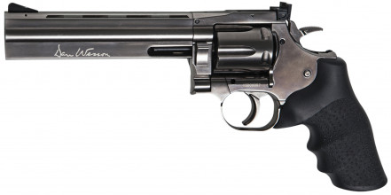 Photo PG1928 Dan Wesson 715 CO2 Silver 6 Inch Replica Revolver