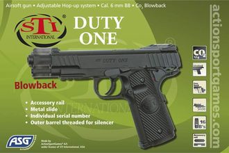 Photo Airsoft pistol GBB Co2 STI DUTY one