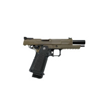 Photo PG2070T-04.jpg ARCTURUS Pistolet GBB Vanguard 5'' Hi-Capa BLK/TAN