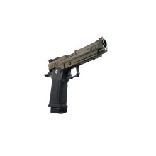 Photo PG2070T-09.jpg ARCTURUS Pistolet GBB Vanguard 5'' Hi-Capa BLK/TAN