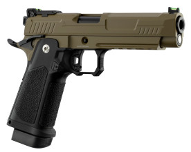 Photo PG2070T-21.jpg ARCTURUS Pistolet GBB Vanguard 5'' Hi-Capa BLK/TAN
