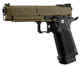 Photo PG2070T-24.jpg ARCTURUS Pistolet GBB Vanguard 5'' Hi-Capa BLK/TAN