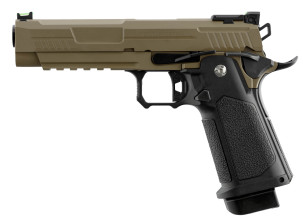 Photo PG2070T-26.jpg ARCTURUS Pistolet GBB Vanguard 5'' Hi-Capa BLK/TAN