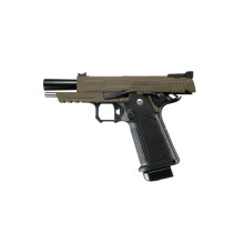 Photo PG2071T-02.jpg ARCTURUS Pistolet GBB Vanguard 4.3'' Hi-Capa BLK/TAN