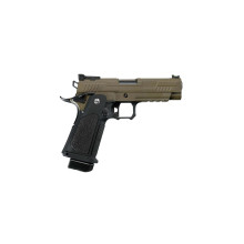 Photo PG2071T-03.jpg ARCTURUS Pistolet GBB Vanguard 4.3'' Hi-Capa BLK/TAN