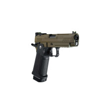 Photo PG2071T-07.jpg ARCTURUS Pistolet GBB Vanguard 4.3'' Hi-Capa BLK/TAN