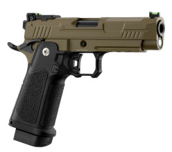 ARCTURUS Pistolet GBB Vanguard 4.3'' Hi-Capa BLK/TAN
