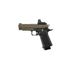 Photo PG2071TR-01.jpg ARCTURUS Pistolet GBB airsoft Vanguard 4.3'' RDS BLK/TAN