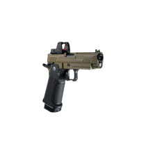 Photo PG2071TR-07.jpg ARCTURUS Pistolet GBB airsoft Vanguard 4.3'' RDS BLK/TAN