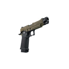 Photo PG2072T-10.jpg ARCTURUS Pistolet GBB Vanguard 4.3'' Comp BLK/TAN