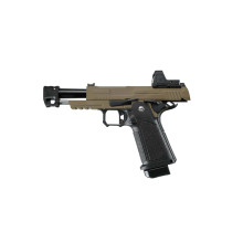 Photo PG2072TR-02.jpg ARCTURUS Pistolet GBB Vanguard 4.3'' RDS Comp BLK/TAN