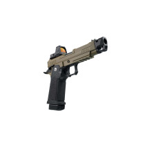Photo PG2072TR-09.jpg ARCTURUS Pistolet GBB Vanguard 4.3'' RDS Comp BLK/TAN