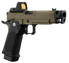 Photo PG2072TR-20.jpg ARCTURUS Pistolet GBB Vanguard 4.3'' RDS Comp BLK/TAN