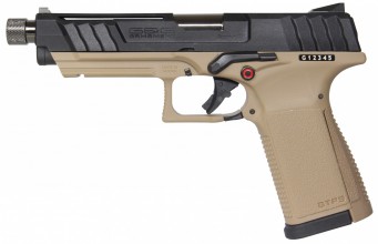 Réplique GBB pistolet GTP9 gaz 0,9J Tan et Noir