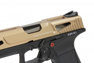 Photo PG8053-7 GBB gaz pistol GTP9 0,9J MS DST Gold
