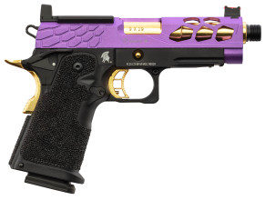 Photo PG9012-06.jpg Pistolet Airsoft GBB Stryk Hi-Capa 4.3 violet/or Lancer Tactical
