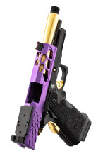 Photo PG9012-07.jpg Pistolet Airsoft GBB Stryk Hi-Capa 4.3 violet/or Lancer Tactical