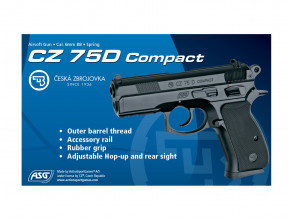 Photo PR1200-01 Replica pistol CZ75D Compact spring