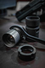 Photo PU006-01.jpg GUN POWER TOOL Clé Crochet Castle Nut AR15