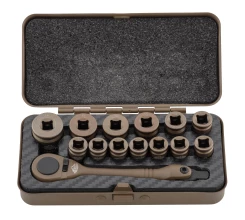 Photo PU008-1.webp GUN POWER TOOL Shell Socket Kit 14 pcs Cerakote