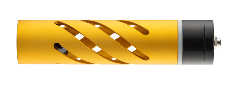 Photo PU0223-03.jpg Cylindre CO2 jaune M150 prêt à installer pour fusils AAC-C1 Athena