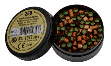 Box of 250 RWS 1075+ fluted primers for pistols, ...