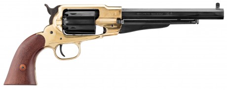 Photo RE441-2 Revolver Remington 1858 brass Pietta