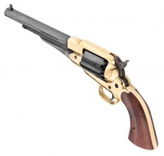 Photo RE441-3 Revolver Remington 1858 laiton Pietta
