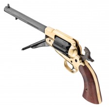 Photo RE441-4 Revolver Remington 1858 brass Pietta