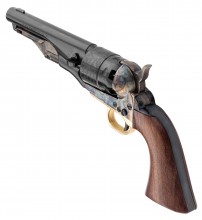 Photo RE470-3 Revolver Pietta Colt 1860 Army Sheriff jaspé cal.36 ou 44