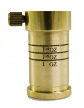 Photo RE7614 Doseuse volumétrique en laiton Pedersoli