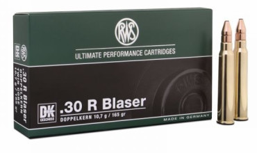 RWS .30 R Blaser Double noyau DK 165 gr / 10.7 g