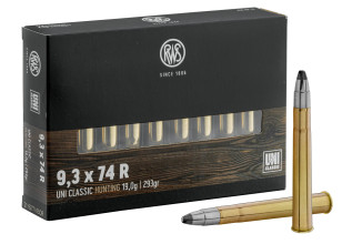 RWS 9.3x74 R UNI Classic 293 gr / 19 g