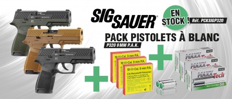 Photo Slider-sig-sauer-3 Pack pistolet à blanc SIG SAUER P320 9mm P.A.K.