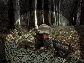 Filet de camouflage retardant feu