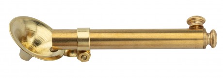 Black powder measuring funnel with spout