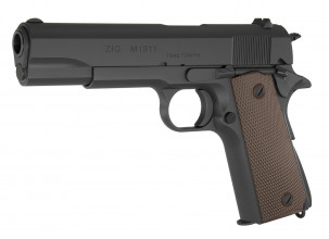 Photo TS112-1 Pistolet TISAS ZIG M 1911 A1 Noir 5'' Parkerisé