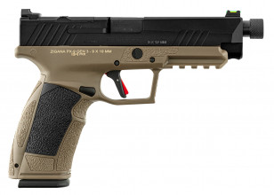 Pistolet TISAS PX-9 TACTICAL 9x19 mm bicolore Fileté
