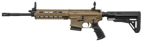 Photo TS505DE-02_1.jpg Carabine piston AR15 Tisas ZPT 556 14.5'' - Cal 223 Rem