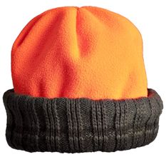 Bonnet Bob Polarfleece reversible green orange